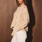 CABLE KNIT SWEATER TOP