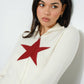 STAR ZIP UP CARDIGAN