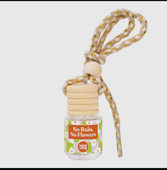 No Rain, No flowers car Freshner