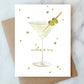 Martini Cheers Greeting Card