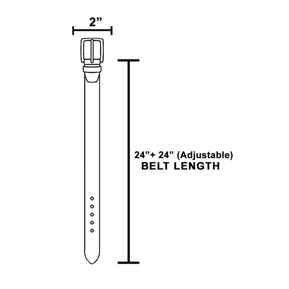 Concho Disc Link Vegan Leather Belt