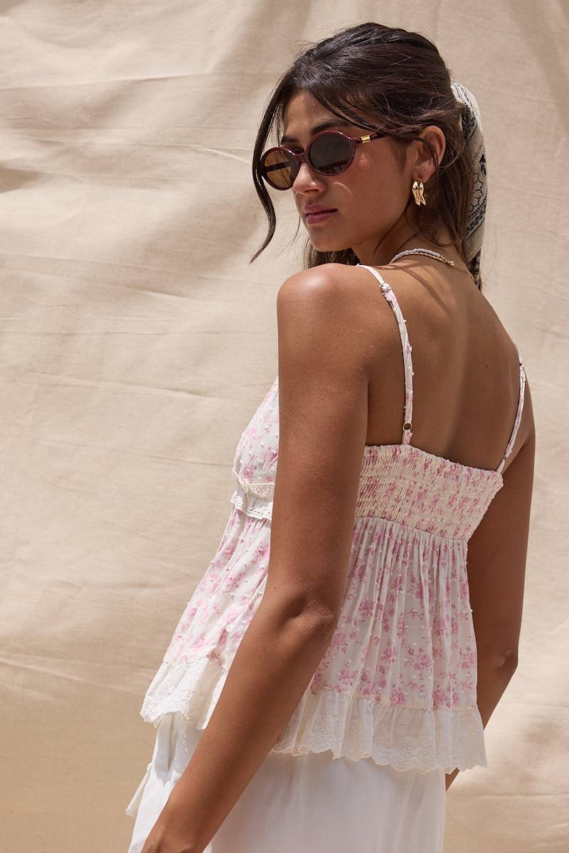 Honey Floral Top