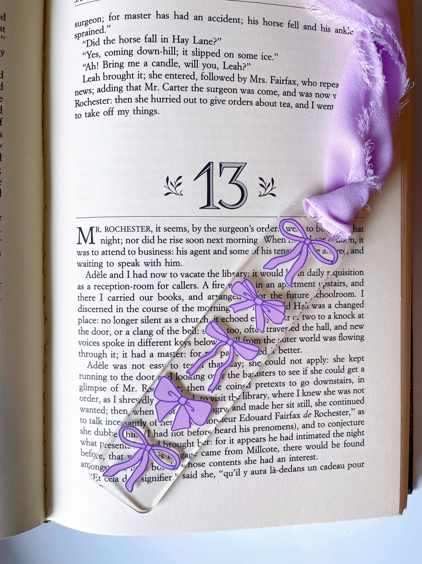 Acrylic Bow Bookmark