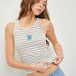 JellyFish Striped Tank