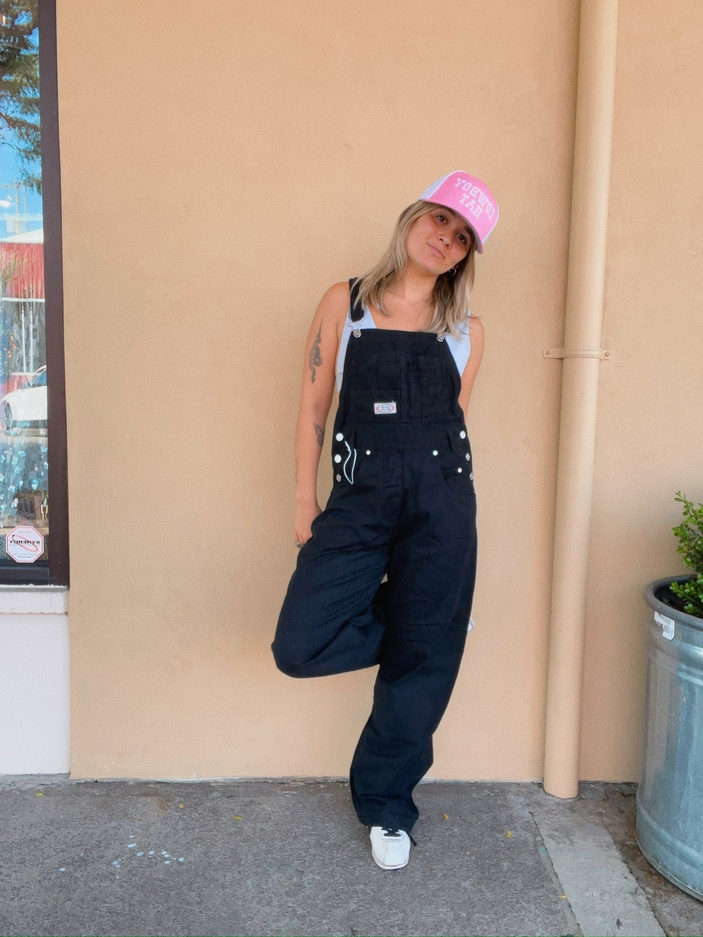 90s Retro Overall - Black