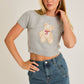 Short Sleeve Teddy Bear Top