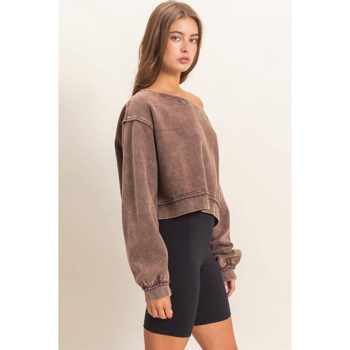 Off The Shoulder Sweatshirt