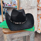 Black Western Cowgirl Hat