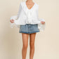 BOHO TRUMPET SLEEVE BLOUSE