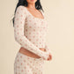 Teddy Bear Print Top