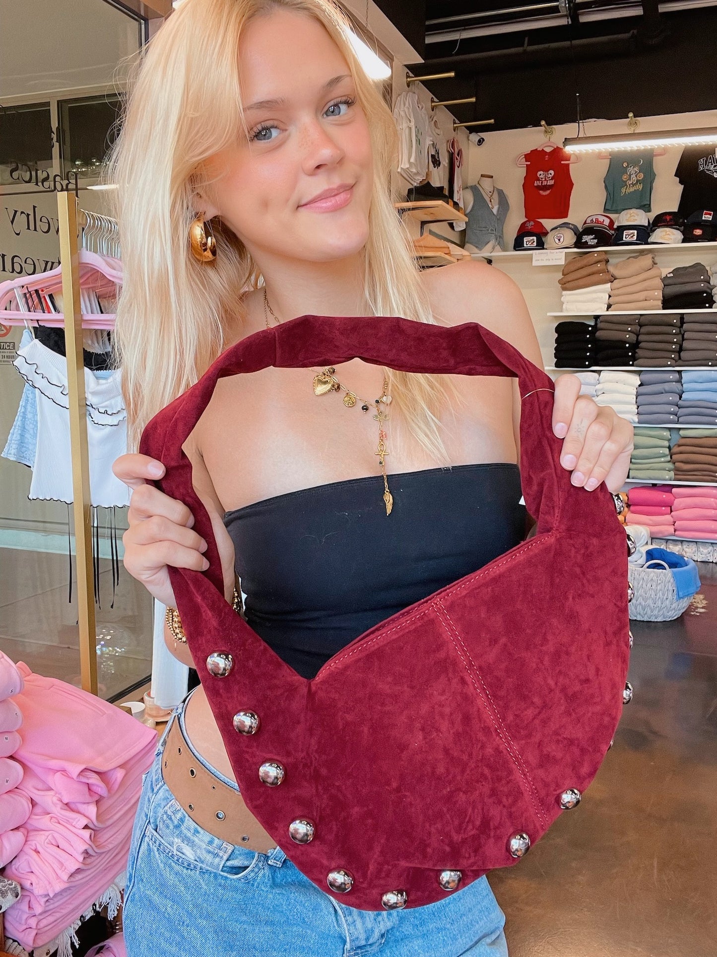 Burgandy Bag