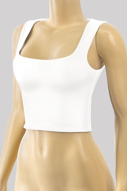 Seamless Square Crop T-shirt