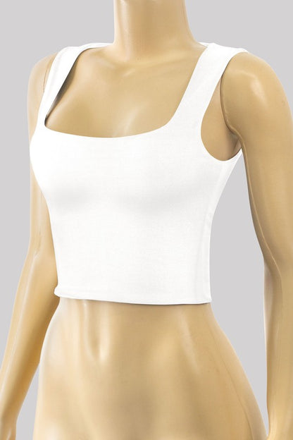 Seamless Square Crop T-shirt
