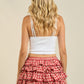 Contrast Layer Lace Trim Top