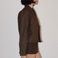 Contrast Stitch Collar Jacket