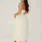 Shell Halter Maxi Dress
