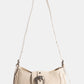 Western Buckle Accent Multi Panel Shoulder Bag