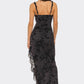 Black Floral Maxi