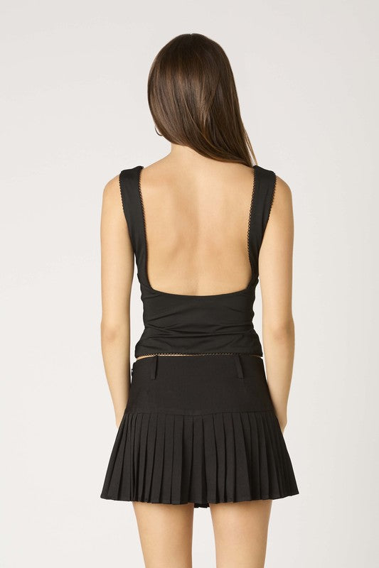 Oaklynn V-Back Top