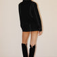 Contrast Stitch Collar Jacket