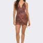 Mini Animal Print Dress