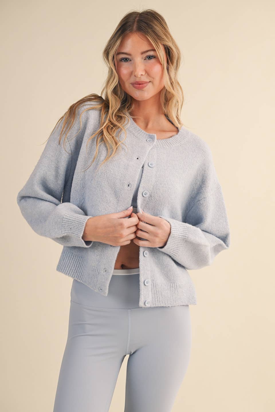 Knit Button Up Cardigan Sweater