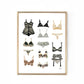 Lingerie Collage - Art Print