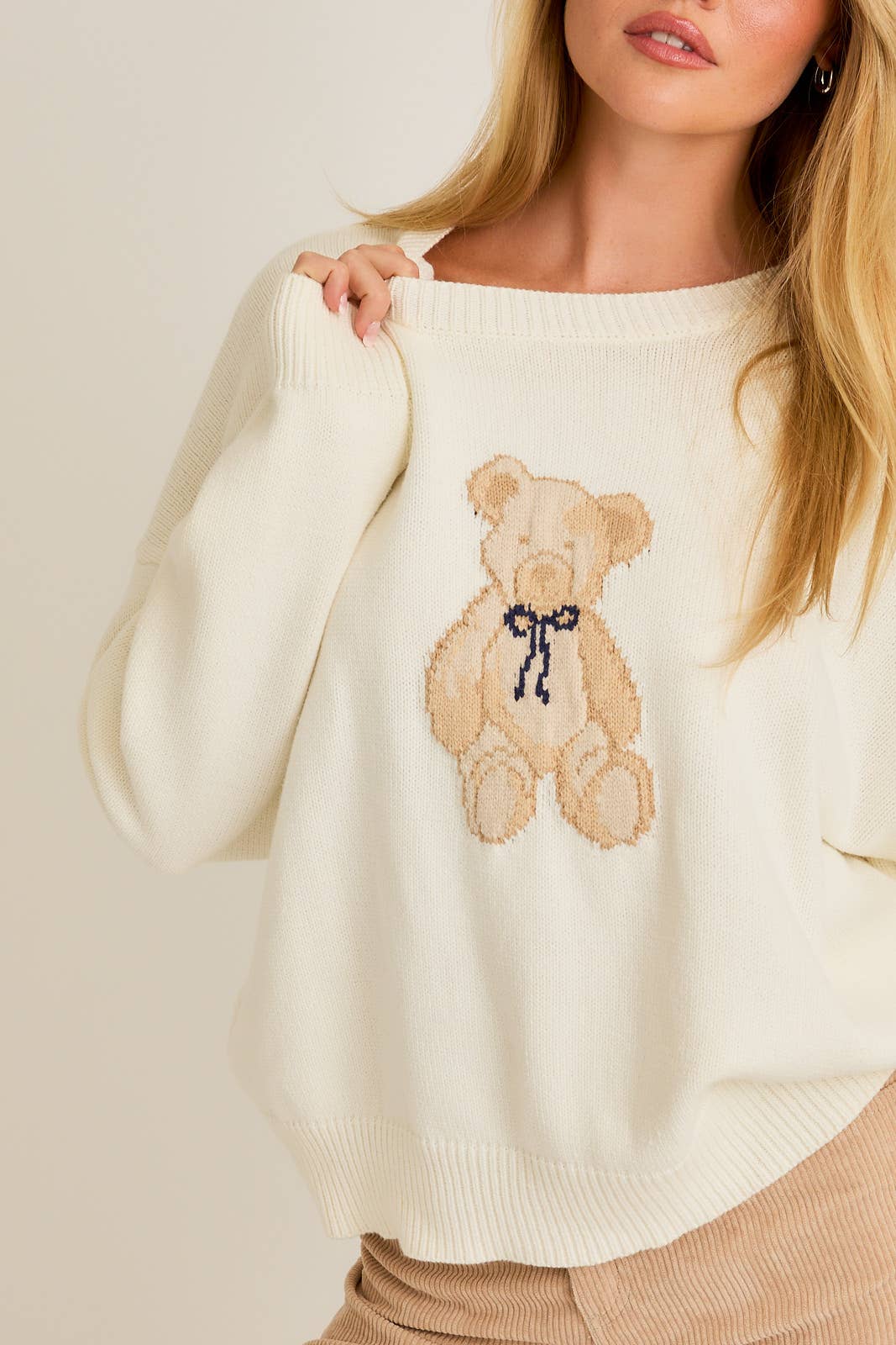 White Teddy Bear Crew