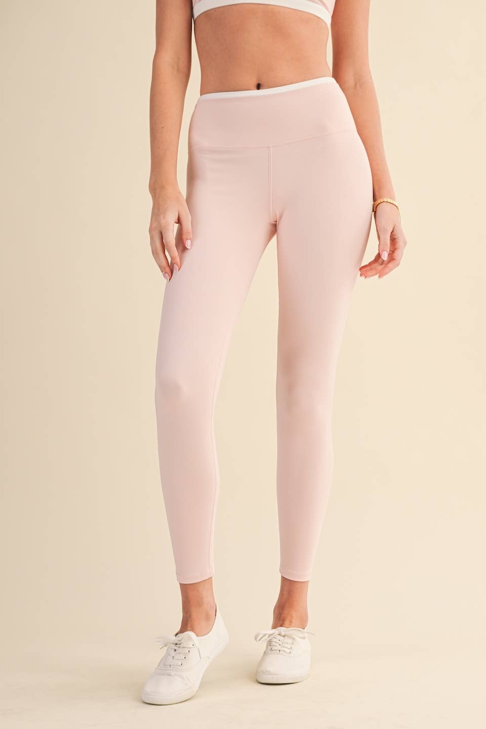 Contrast Binding Legging