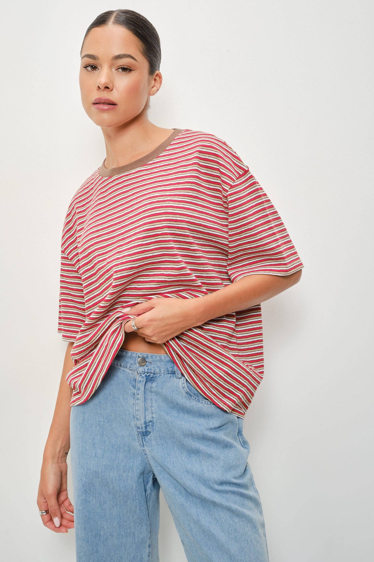 PIA STRIPED TEE
