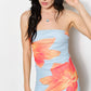 Blue tropical Maxi