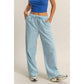 Casual Drawstring Straight Leg Pants