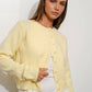 Yellow basic Cardigan