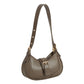 Buckle Crescent Shoulder Bag