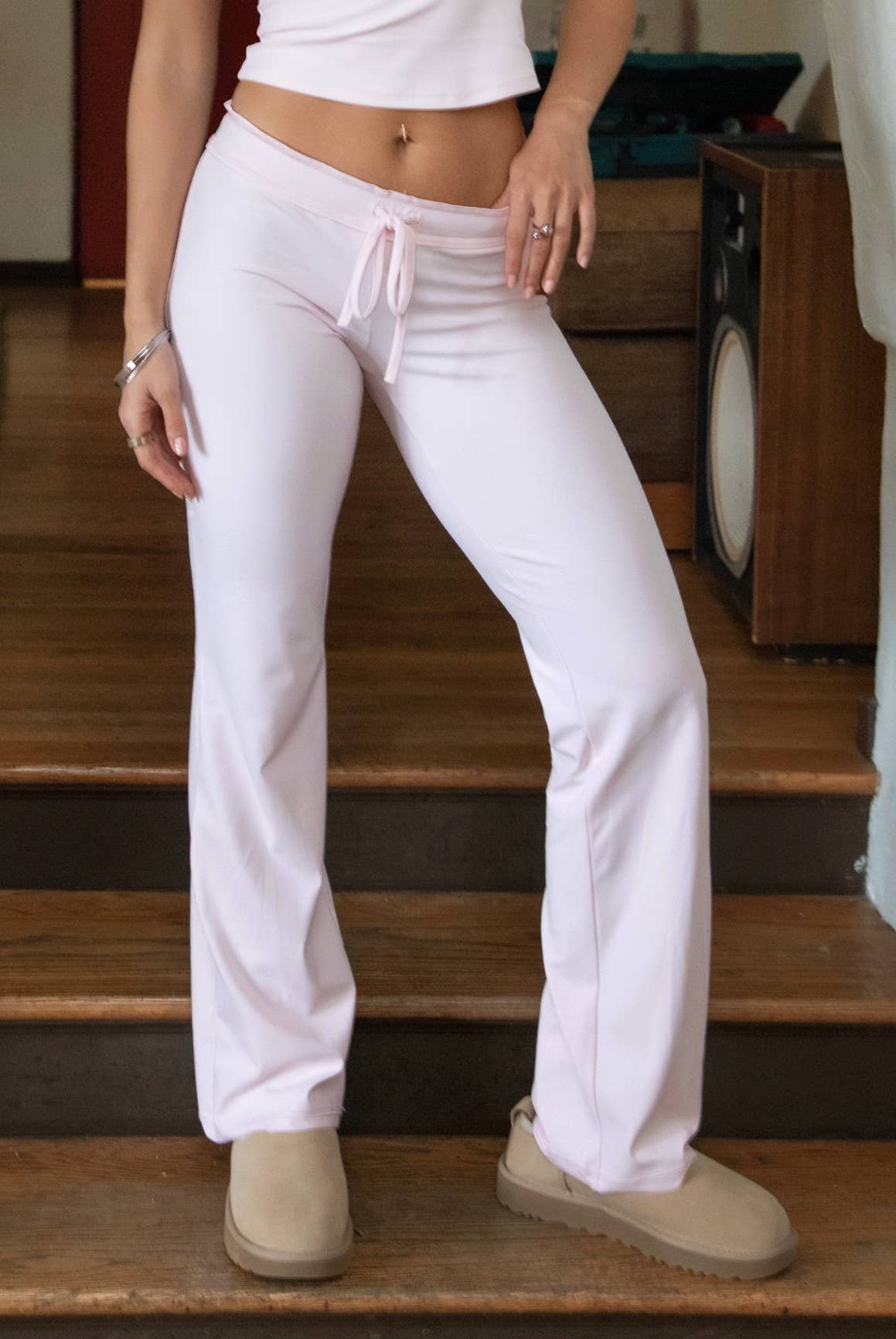 Mila Fold Over Wide Leg Pants