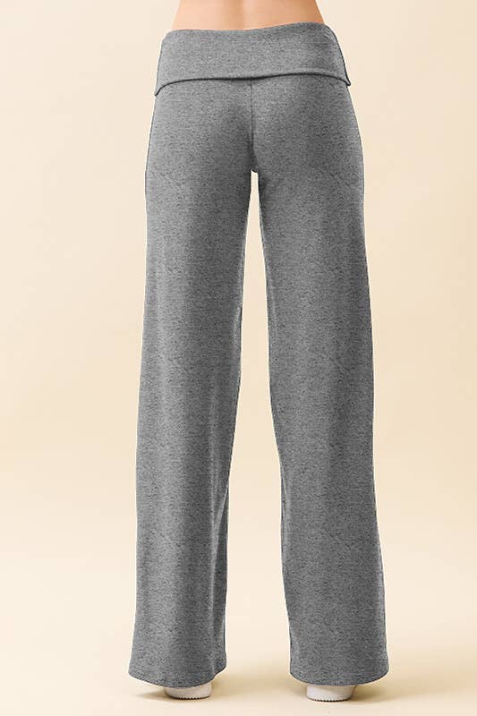 Soft Wide Fold Over Pants