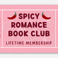 Spicy Romance Book Club Sticker