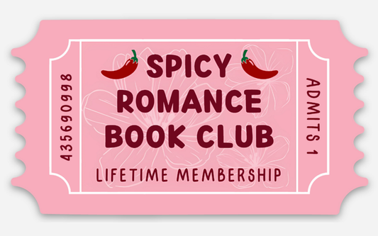 Spicy Romance Book Club Sticker