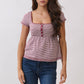 Stripe Babydoll Top
