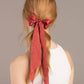 Satin Scarf Scrunchies - Blush/Mauve