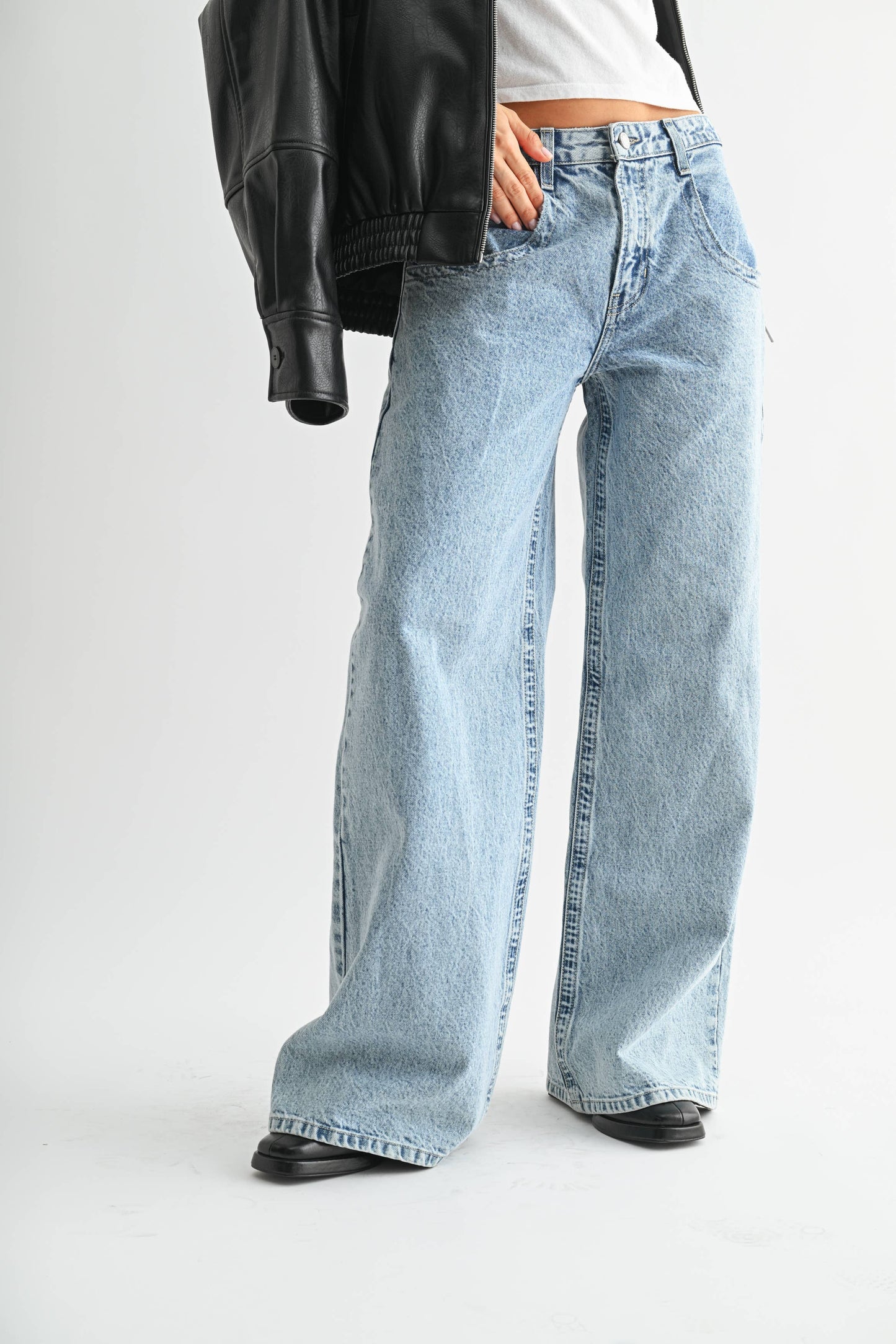 Classic Super Relaxed Wide Leg - MEDIUM DENIM