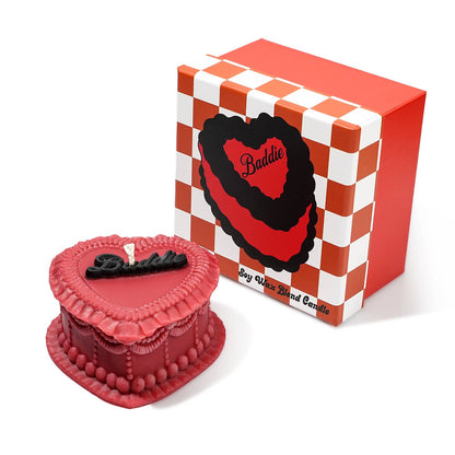 Heart Cake Candle
