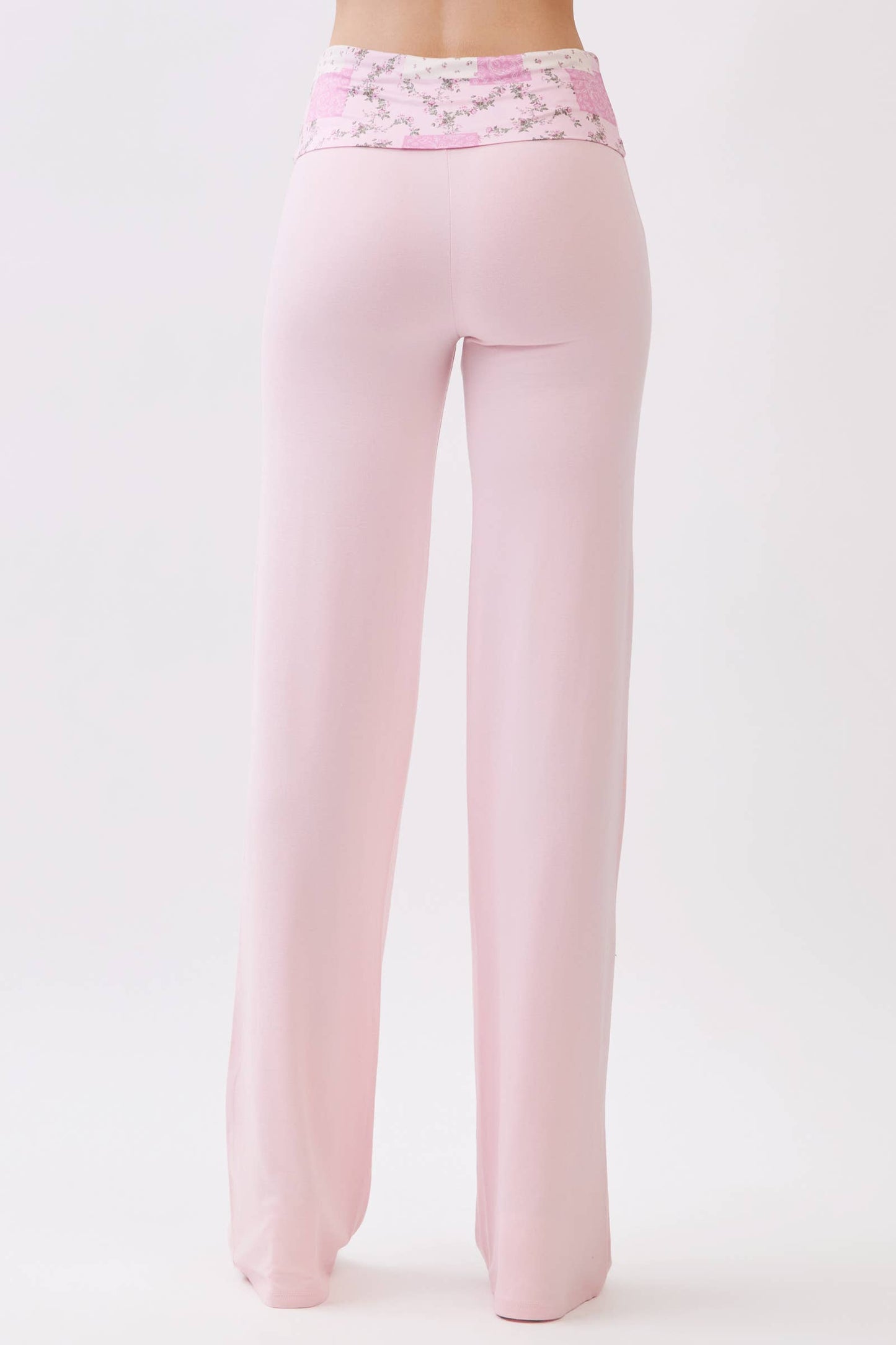 Straight Leg Fold Over Pants