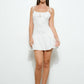Eyelet Drop Waist Mini Dress