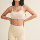 Ditsy Print Double Layered Sports Bra