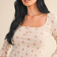 Teddy Bear Print Top