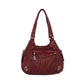 Intricate Faux Leather Shoulder Bag