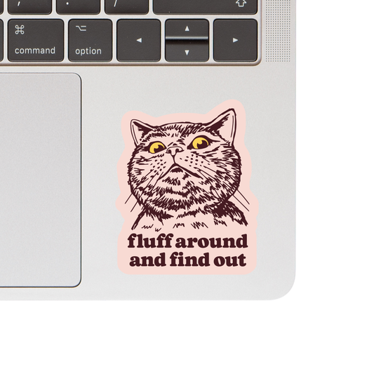 Funny Cat High Quality Vinyl Sticker