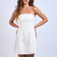 Solid Straight Tube Mini Dress