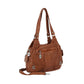 Intricate Faux Leather Shoulder Bag